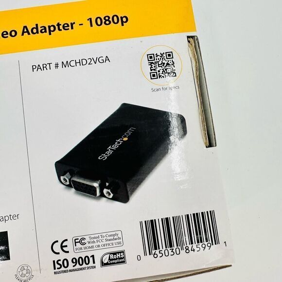 StarTech HDMI Micro to VGA Video Adapter Converter 1080p #MCHD2VGA - Picture 3 of 7